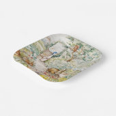 Jemima Puddle Duck im Garten von Herrn Mc Gregor Pappteller (Gewinkelt)