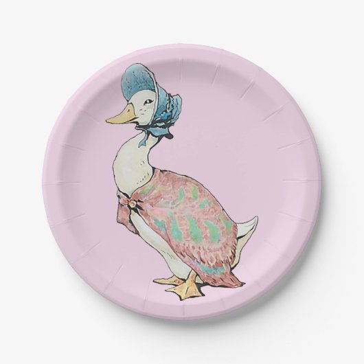 Jemima Puddle Duck Pappteller (Vorderseite)