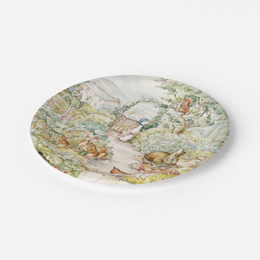 Jemima Puddle Duck Pappteller (Schrägansicht)