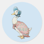 Jemima Puddle Duck Runder Aufkleber (Vorderseite)