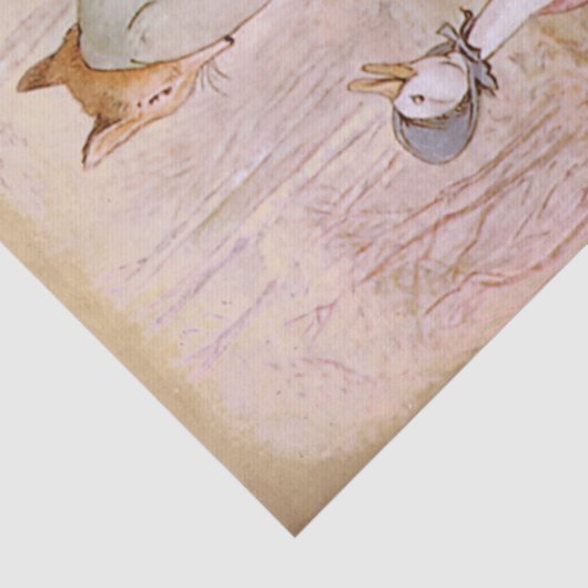 Jemima Puddle Duck Seidenpapier (Ausschnitt)
