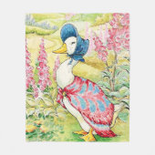 "Jemima Puddle Duck" von Beatrix Potter Fleecedecke (Vorderseite)