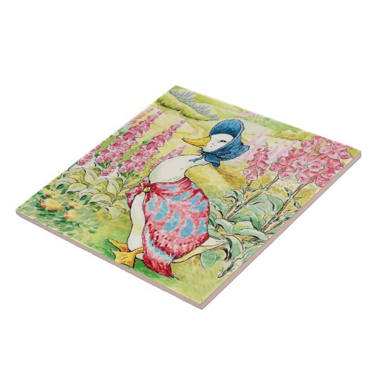 "Jemima Puddle Duck" von Beatrix Potter Fliese (Seite)