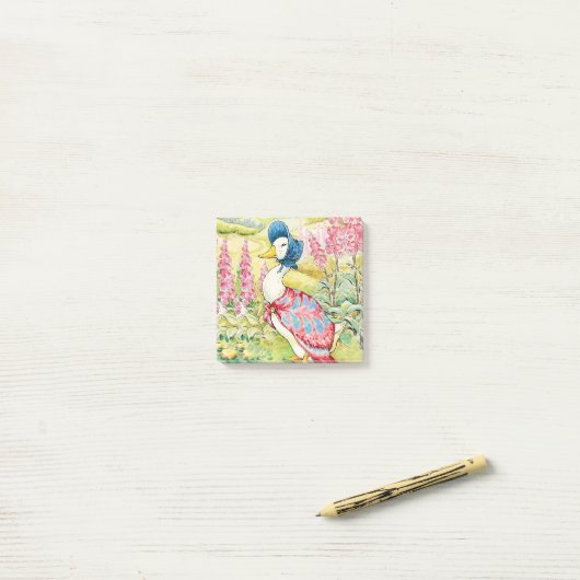 "Jemima Puddle Duck" von Beatrix Potter Post-it Klebezettel (Auf Schreibtisch)