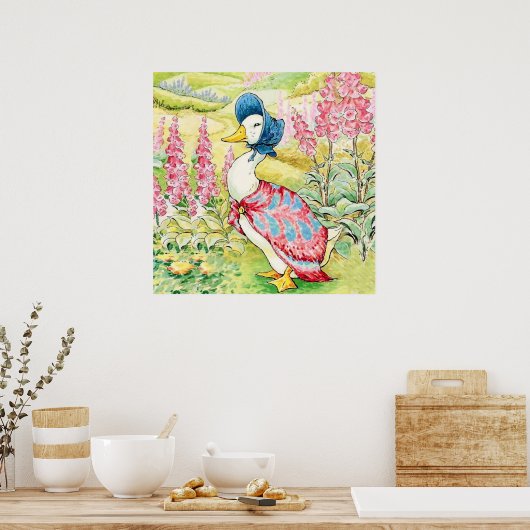 "Jemima Puddle Duck" von Beatrix Potter Poster (Küche)