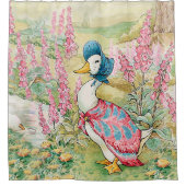 Jemima Puddle-Ente am Teich Duschvorhang (Vorderseite)