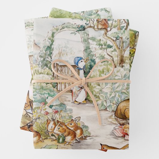 Jemima Puddle und Duck Peter der Rabbit Mix Geschenkpapier Set (Beispiel)
