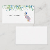 Jemima Puddleduck Custom notes Enclosure Cards Begleitkarte (Vorne/Hinten)