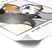 Jen Eli und Buns Fotodruck (Ecke)