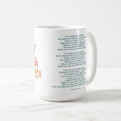 Jen Hawley Words and Songs Tasse mit Texten (VorderseiteRechts)