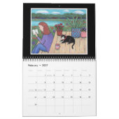 Jen Niles Art 12 Monate Wandkalender (Feb 2027)