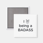 Jen Sincero Badass Emoji Magnet (Vorderseite/Rückseite)
