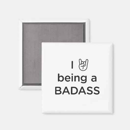 Jen Sincero Badass Emoji Magnet (Vorderseite/Rückseite)