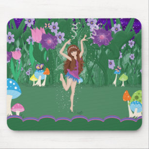 Jen tanzende Blume Fairy Mousepad
