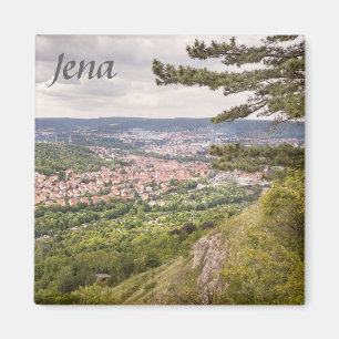 Jena-Ansicht-Foto Magnet