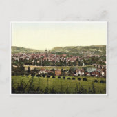 Jena, aus Hansberge (d.h. Hausberge), Thüringen, Postkarte (Vorderseite)