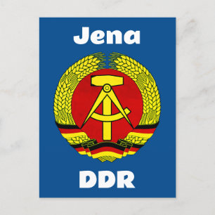 Jena, DDR, Deutsche Demokratische Republik Deutsch Postkarte