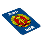 Jena, DDR, Jena, Deutschland (DDR Ossi) Magnet (Rechte Seite)