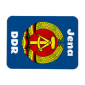 Jena, DDR, Jena, Deutschland (DDR Ossi) Magnet (Horizontal)