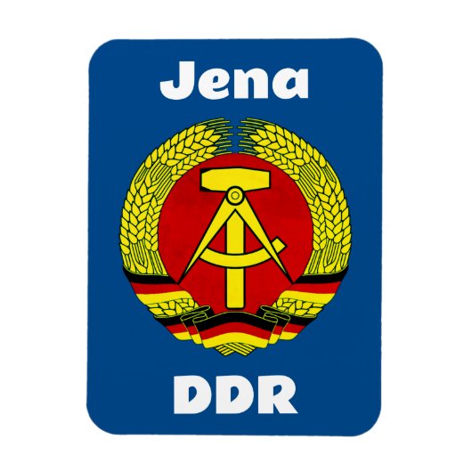Jena, DDR, Jena, Deutschland (DDR Ossi) Magnet (Vertikal)