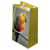 Jenday Conure Gift Bag Kleine Geschenktüte (Rückseite Schrägansicht)