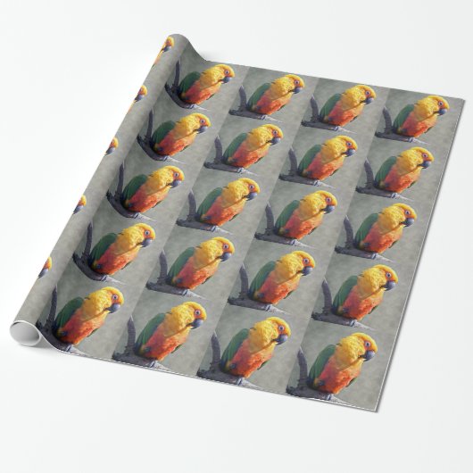 Jenday Conure Wrapping Paper Geschenkpapier (Ungerollt)