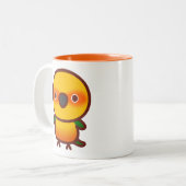 Jenday Conure Zweifarbige Tasse (Vorderseite Links)