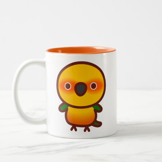 Jenday Conure Zweifarbige Tasse (Links)
