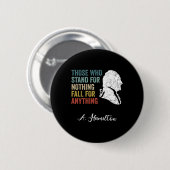 Jene, die nichts stehen, fallen Hamilton Button (Vorne & Hinten)