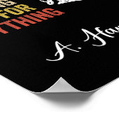 Jene, die nichts stehen, fallen Hamilton Poster (Ecke)