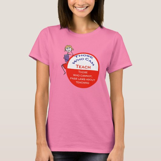 Jene, die Teemaschine lehren können T-Shirt (Vorderseite)