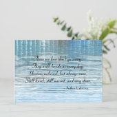 Jene, die wir Liebe Gedächtnisdienst Abstrakt Refl Ankündigung (Stehend Vorderseite)