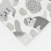 Jene Otter-Hipster Fleecedecke (Ecke)