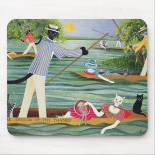 Jene Sommer-Stocherkähne Mousepad