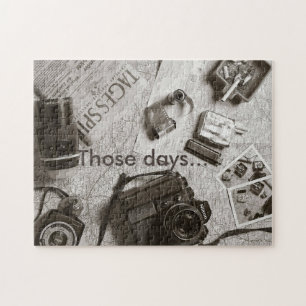JENE TAGpuzzlespiel - Fotograf, Vintag, alt Puzzle