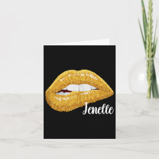 Jenelle - Geschenk ohne Ärmel mit Vornamen Karte