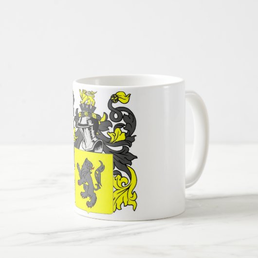 Jenkins (englisches) Wappen Kaffeetasse (VorderseiteRechts)