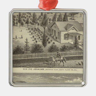 Jenkins, Snyder Residenzen Silbernes Ornament
