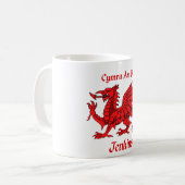 Jenkins Waliser Drache Kaffeetasse (Vorderseite Links)