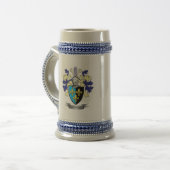 Jenkins Wappen Bierglas (Vorderseite Links)