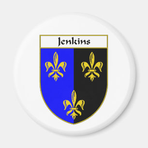 Jenkins Wappen/Familienwappen Magnet