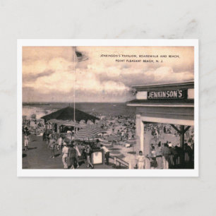 Jenkinson, Boardwalk, Point Pleasant NJ Vintag Postkarte