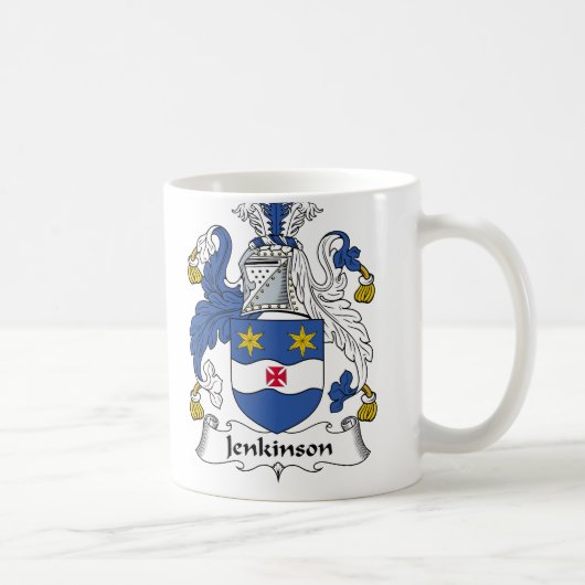 Jenkinson Familienwappen Kaffeetasse (Rechts)