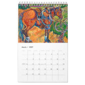 jenn cunningham 2023 art calendar kalender (Mär 2027)