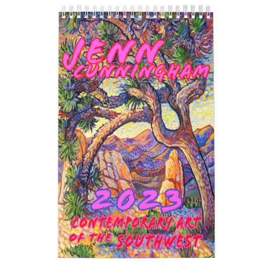 jenn cunningham 2023 art calendar kalender (Titelbild)
