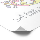 Jenna Name und Bedeutung Doodle Anfangsbuchstabe K Poster (Ecke)