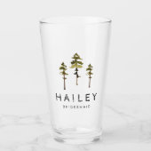 JENNA Pine Tree Camp Glas (Vorderseite)