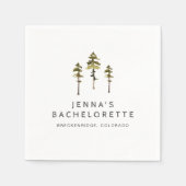 JENNA Pine Tree Camp Serviette (Vorderseite)