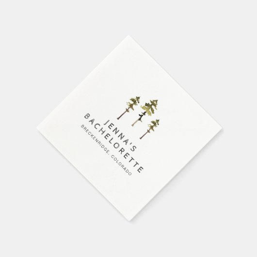 JENNA Pine Tree Camp Serviette (Ecke)