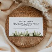 JENNA Rustic Pine Baby Diaper Raffel Ticket Game